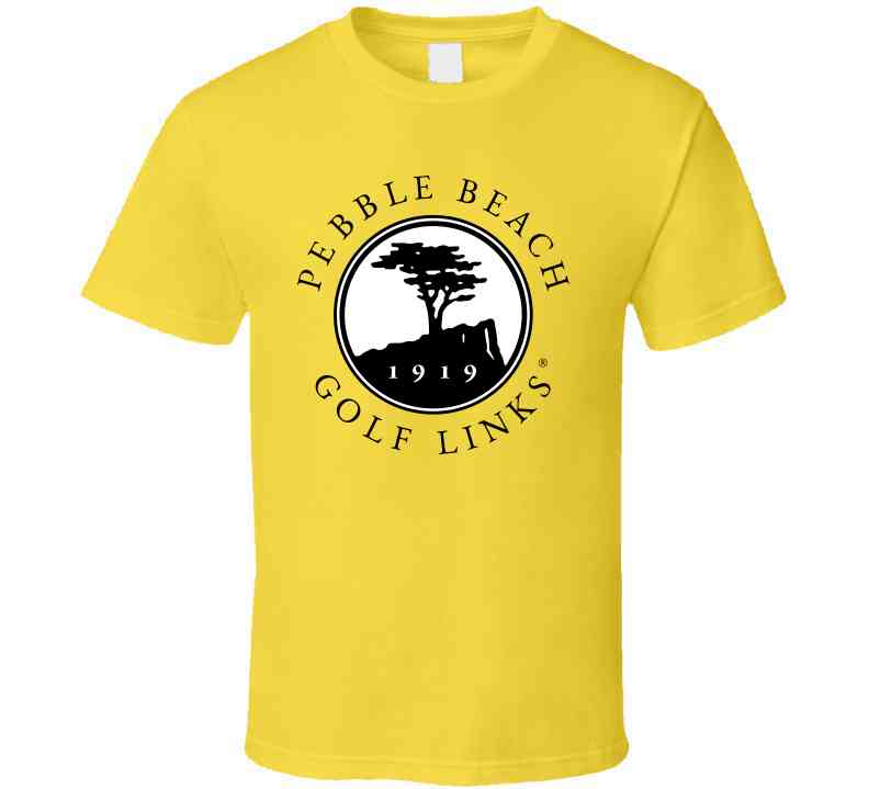 Us Open 1919 Pebble Beach Type Logo Pro Golf Fan Cool T Shirt