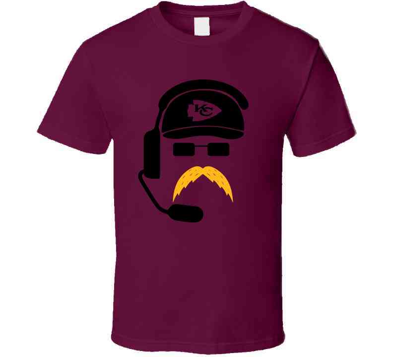 Andy Reid Kansas City Moustache Fan Cool T Shirt