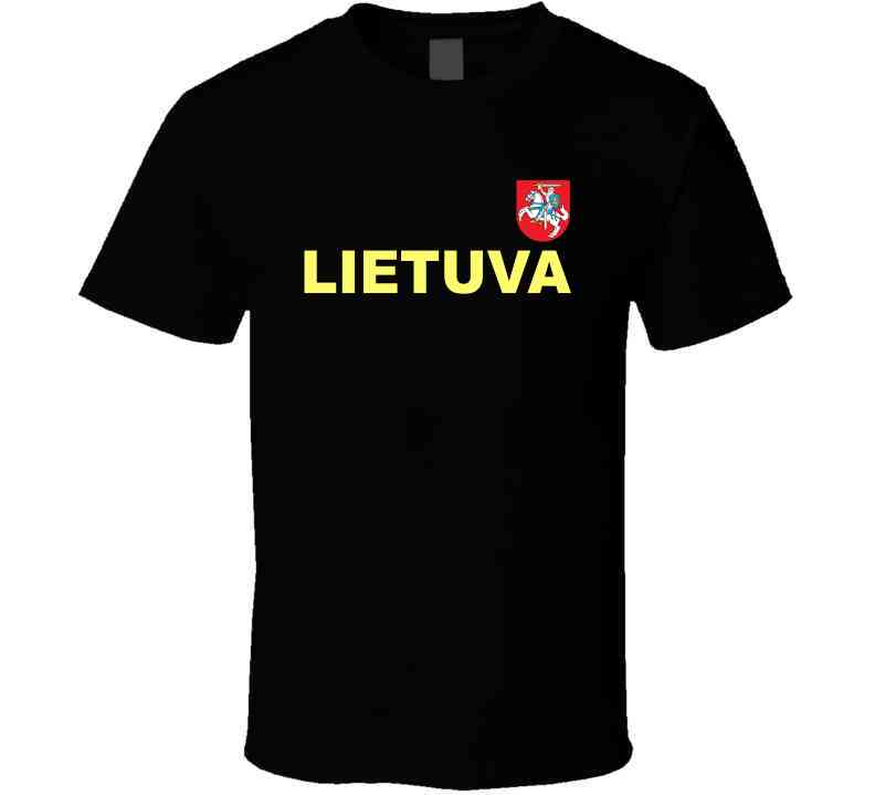 Lithuania Basketball Team Lietuva Crest Basketball Fan Cool T Shirt