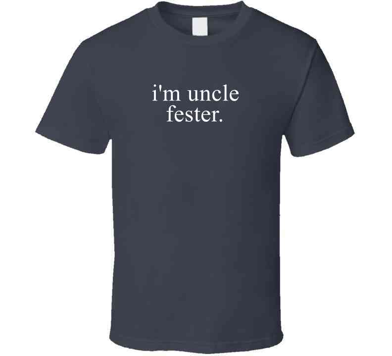 Uncle Fester Last Minute Popular Halloween Costume Addams Family T Shirt