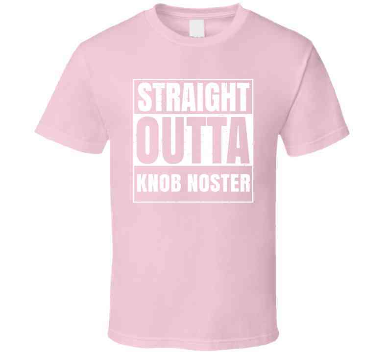 Straight Outta Knob Noster High School Funny Graduation Parody Cool T Shirt