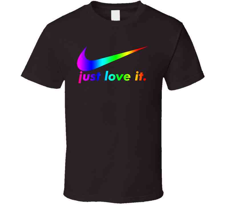 Nike Just Love It Parody Lgbtq Pride Cool T Shirt