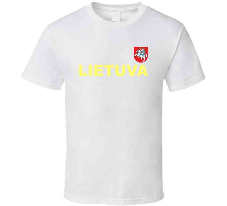 Lithuania Basketball Team Lietuva Crest Basketball Fan Cool T Shirt