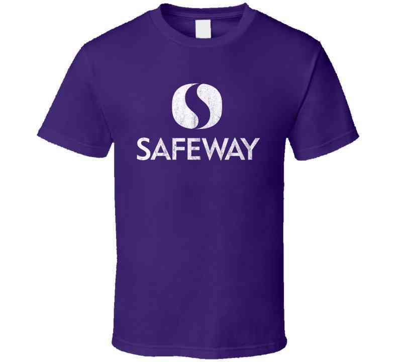 Safeway Grocery Store Logo Vintage Grunge Look Cool T Shirt