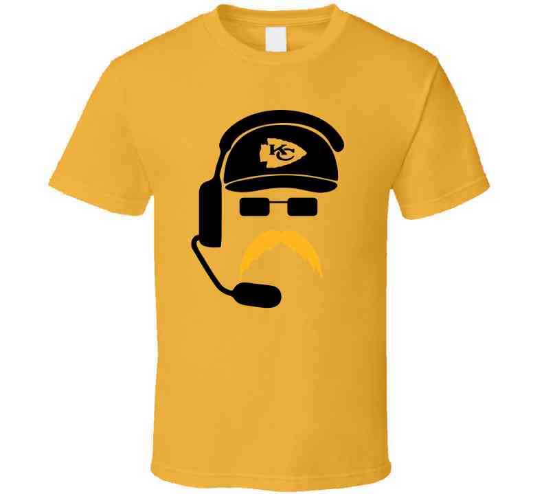 Andy Reid Kansas City Moustache Fan Cool T Shirt