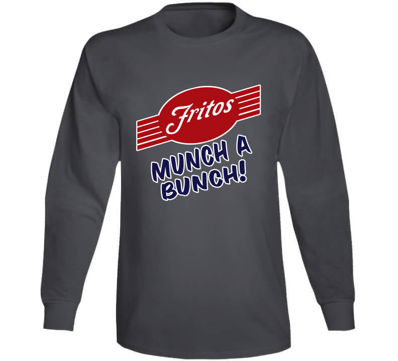Munch A Bunch Fritos Most Memorable Ad Slogan Long Sleeve Cool T Shirt