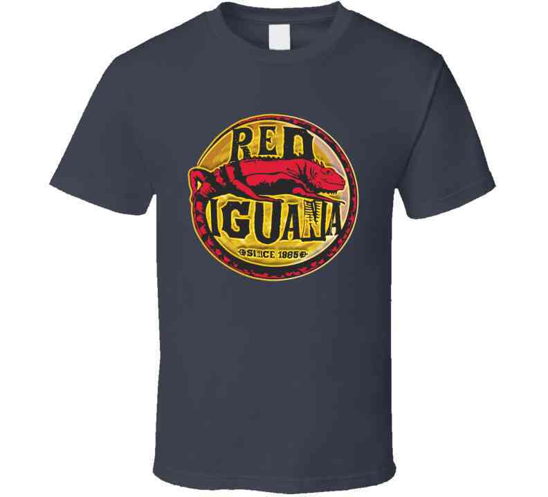 Red Iguana Salt Lake City Utah Restaurant Logo Cool Foodie T Shirt