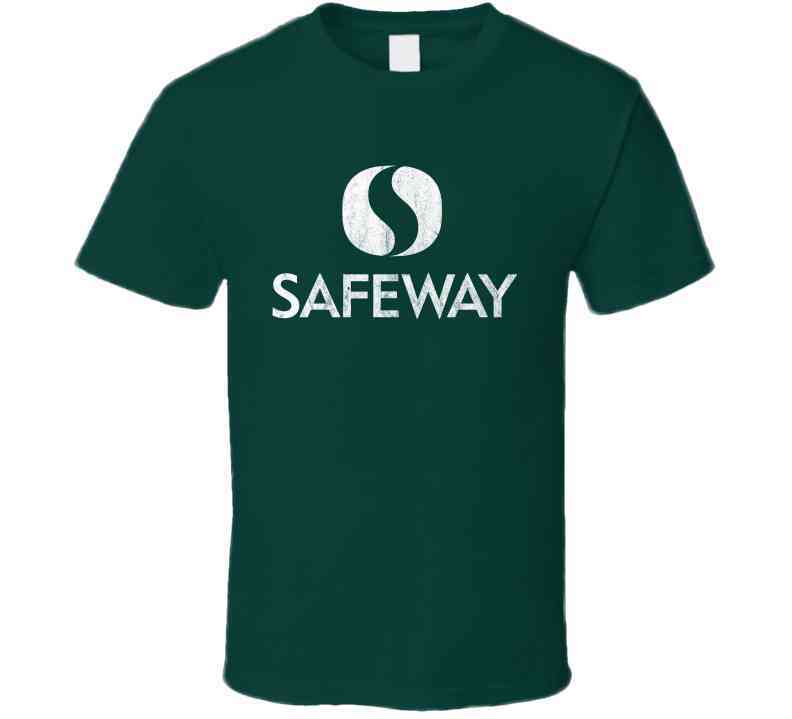 Safeway Grocery Store Logo Vintage Grunge Look Cool T Shirt
