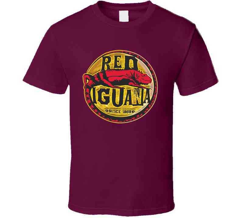 Red Iguana Salt Lake City Utah Restaurant Logo Cool Foodie T Shirt