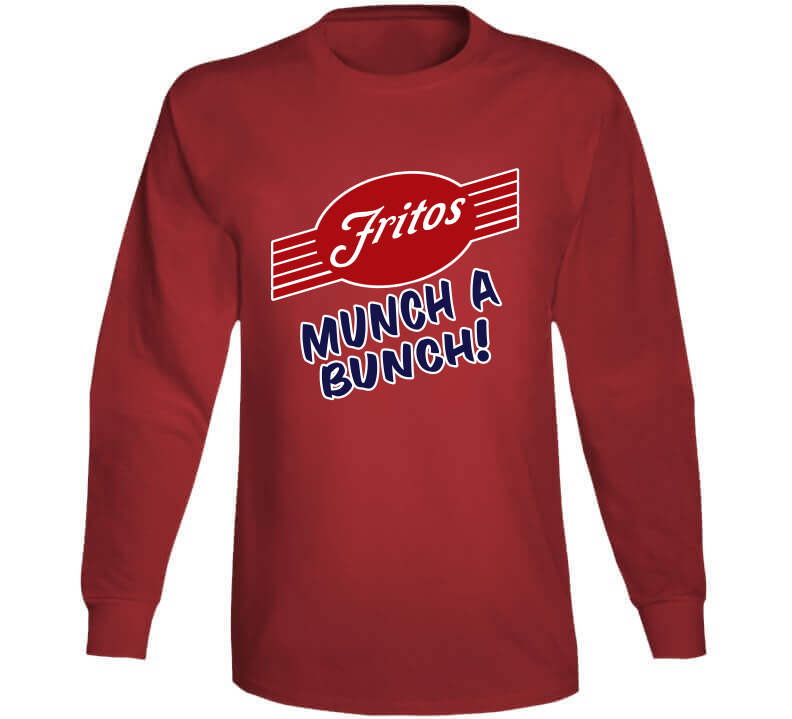 Munch A Bunch Fritos Most Memorable Ad Slogan Long Sleeve Cool T Shirt