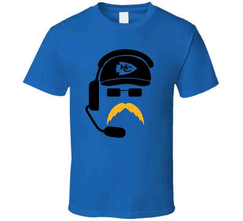 Andy Reid Kansas City Moustache Fan Cool T Shirt