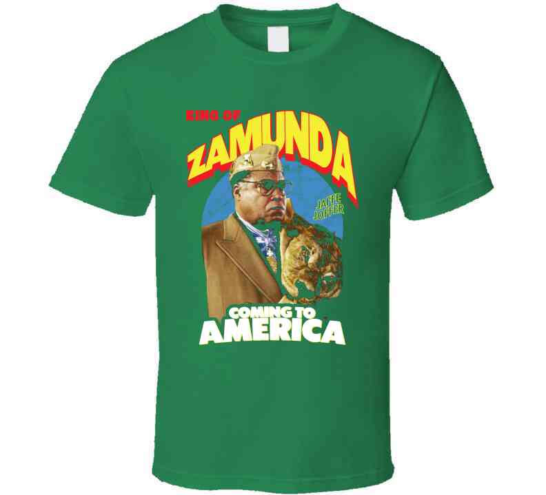 King Of Zamunda Jaffe Joffer Coming To America Black Comedy Movie Cool T Shirt