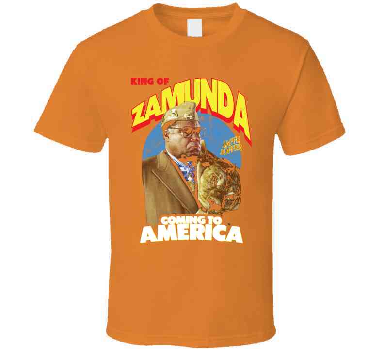 King Of Zamunda Jaffe Joffer Coming To America Black Comedy Movie Cool T Shirt