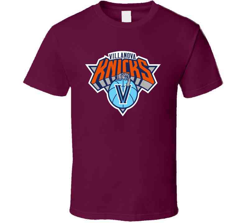 Villanova Knicks New York Mashup Parody Cool T Shirt