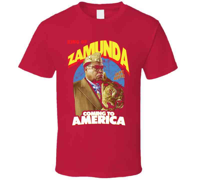 King Of Zamunda Jaffe Joffer Coming To America Black Comedy Movie Cool T Shirt