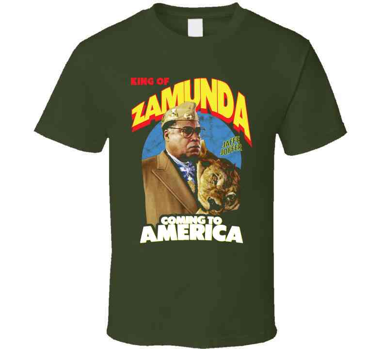 King Of Zamunda Jaffe Joffer Coming To America Black Comedy Movie Cool T Shirt