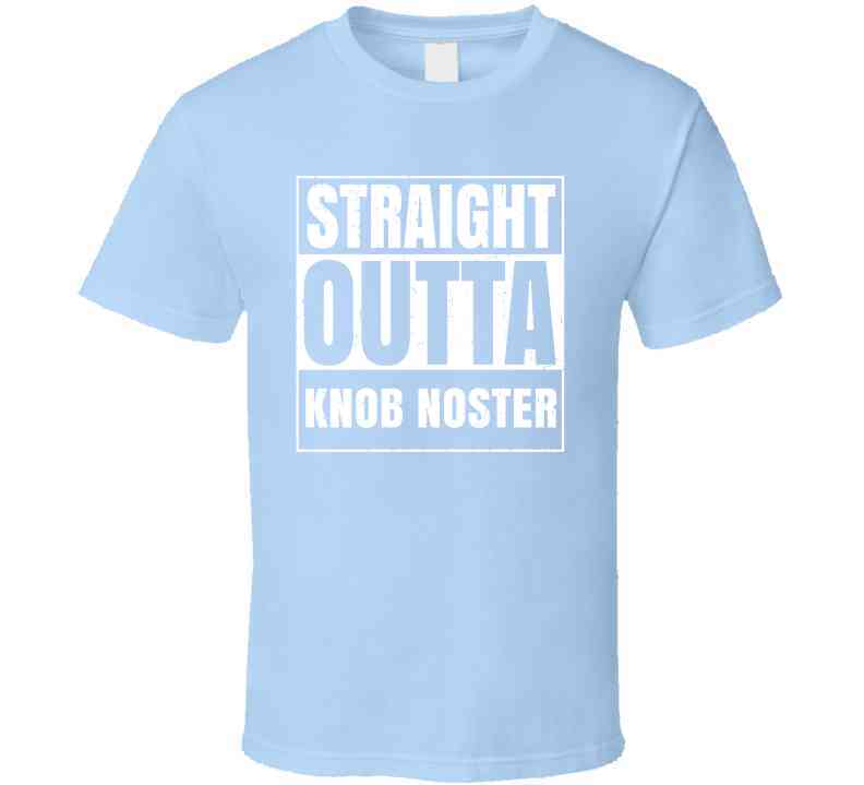 Straight Outta Knob Noster High School Funny Graduation Parody Cool T Shirt