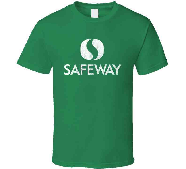 Safeway Grocery Store Logo Vintage Grunge Look Cool T Shirt