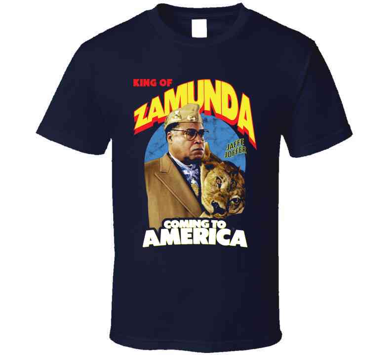 King Of Zamunda Jaffe Joffer Coming To America Black Comedy Movie Cool T Shirt