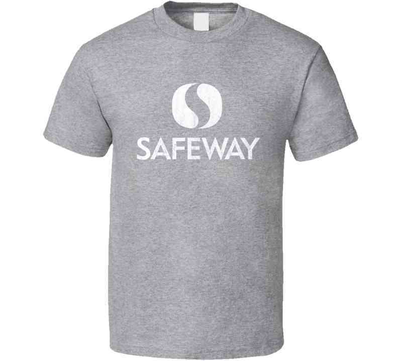Safeway Grocery Store Logo Vintage Grunge Look Cool T Shirt