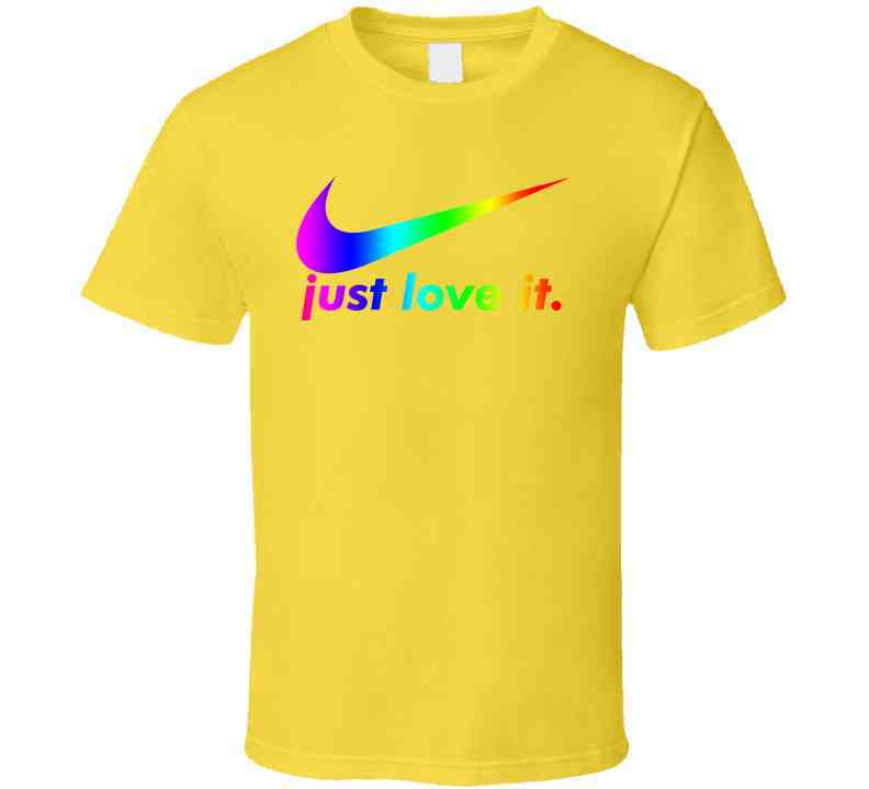 Nike Just Love It Parody Lgbtq Pride Cool T Shirt