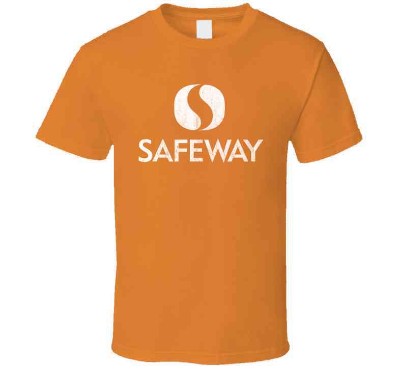 Safeway Grocery Store Logo Vintage Grunge Look Cool T Shirt