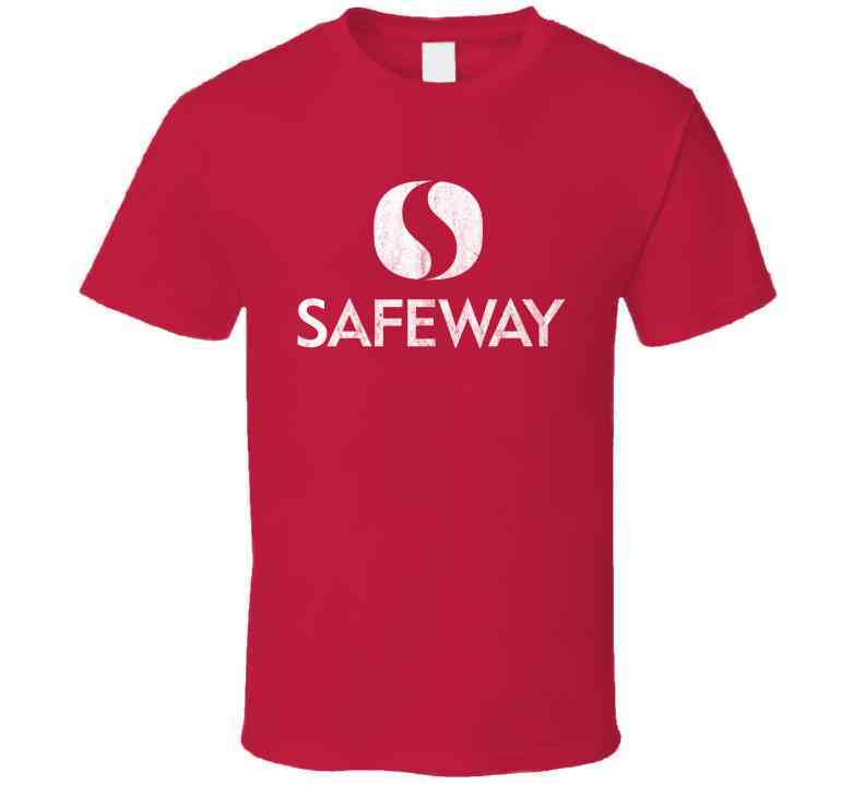 Safeway Grocery Store Logo Vintage Grunge Look Cool T Shirt