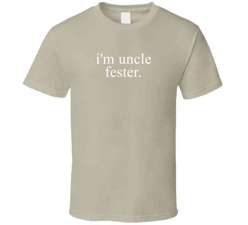 Uncle Fester Last Minute Popular Halloween Costume Addams Family T Shirt