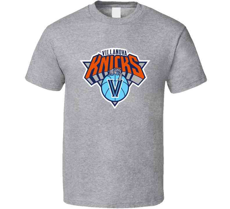Villanova Knicks New York Mashup Parody Cool T Shirt