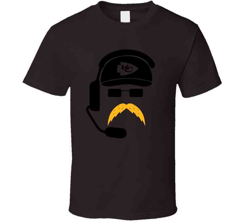 Andy Reid Kansas City Moustache Fan Cool T Shirt