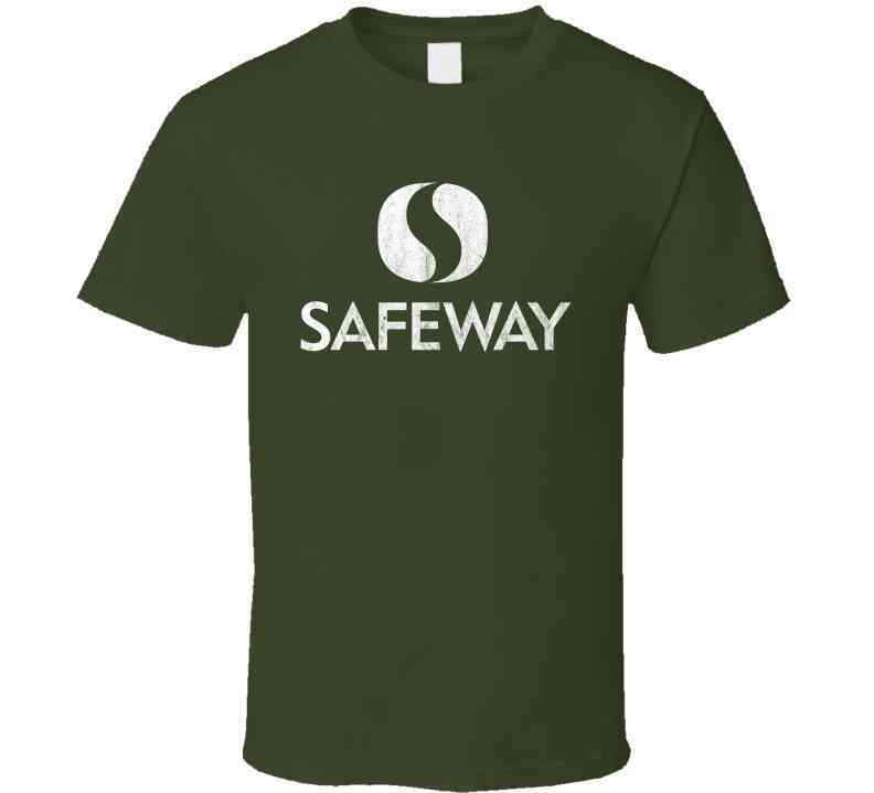 Safeway Grocery Store Logo Vintage Grunge Look Cool T Shirt