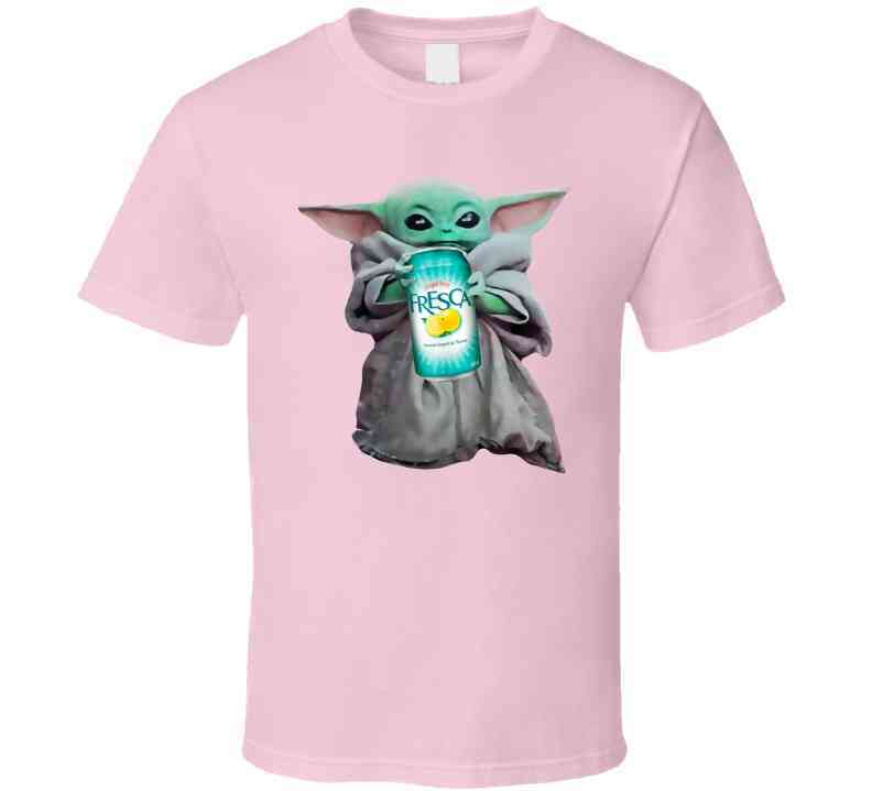 Baby Yoda The Child Mandalorian Fresca Soda Pop Drink Cool T Shirt