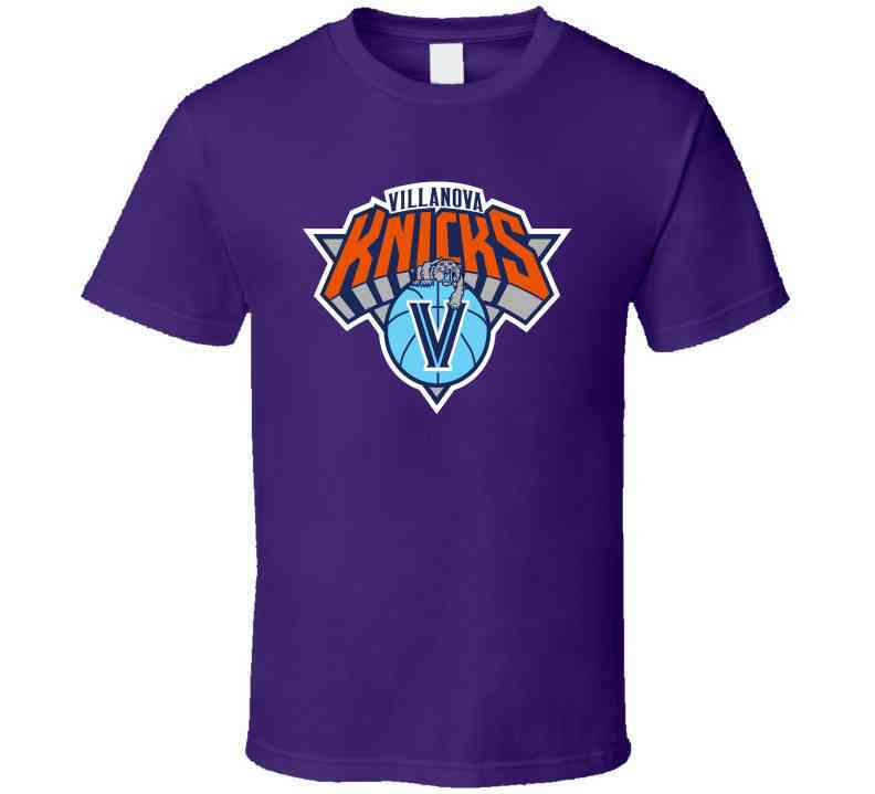 Villanova Knicks New York Mashup Parody Cool T Shirt