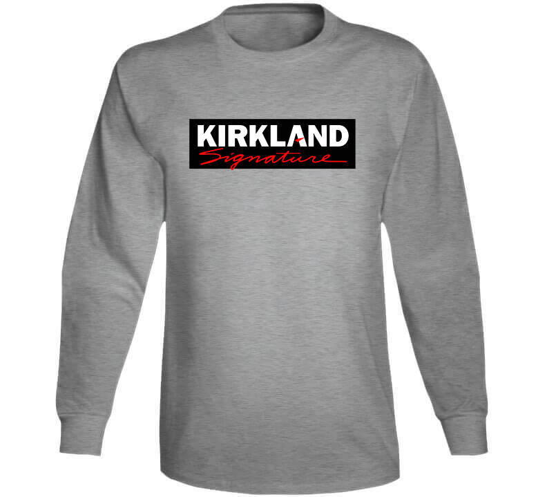 Kirkland Signature Best Over The Counter Medication Logo Long Sleeve Cool T Shirt