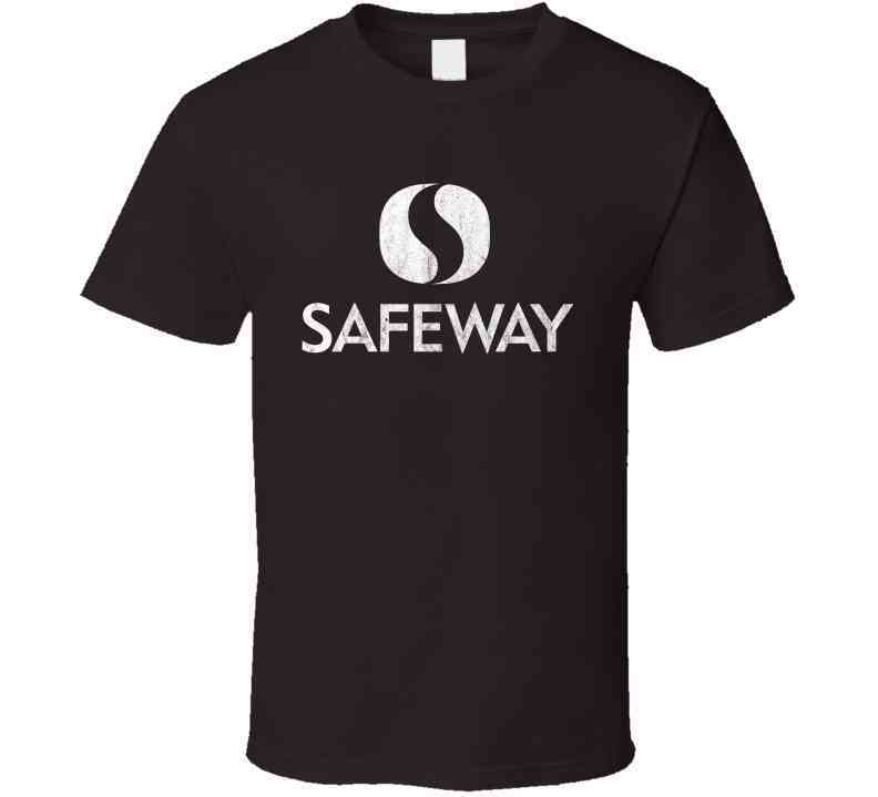 Safeway Grocery Store Logo Vintage Grunge Look Cool T Shirt