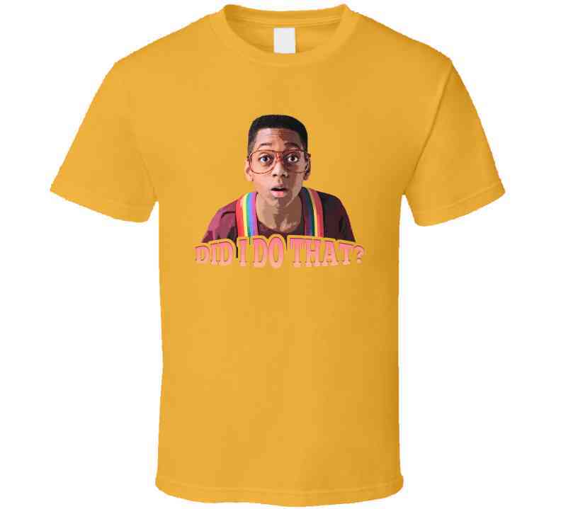 Family Matters Did I Do That Cool T Shirt