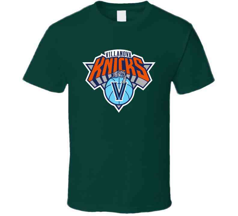 Villanova Knicks New York Mashup Parody Cool T Shirt