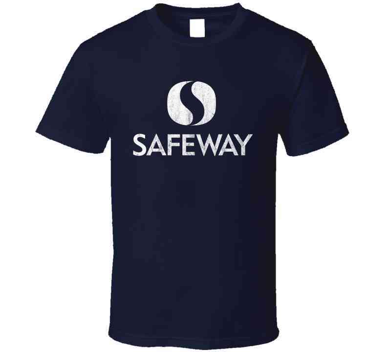 Safeway Grocery Store Logo Vintage Grunge Look Cool T Shirt