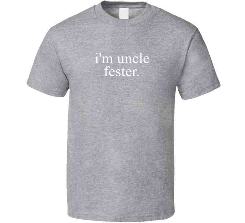 Uncle Fester Last Minute Popular Halloween Costume Addams Family T Shirt