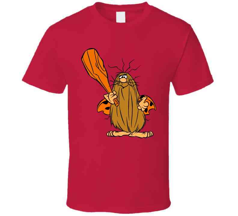 Captain Caveman Retro Cartoon Cool T Shirt