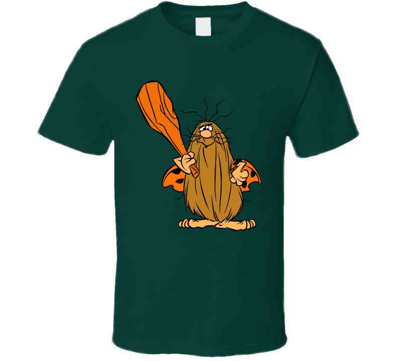 Captain Caveman Retro Cartoon Cool T Shirt