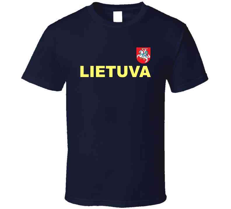 Lithuania Basketball Team Lietuva Crest Basketball Fan Cool T Shirt