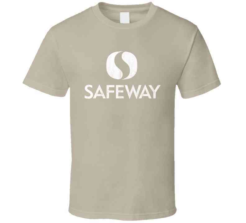 Safeway Grocery Store Logo Vintage Grunge Look Cool T Shirt