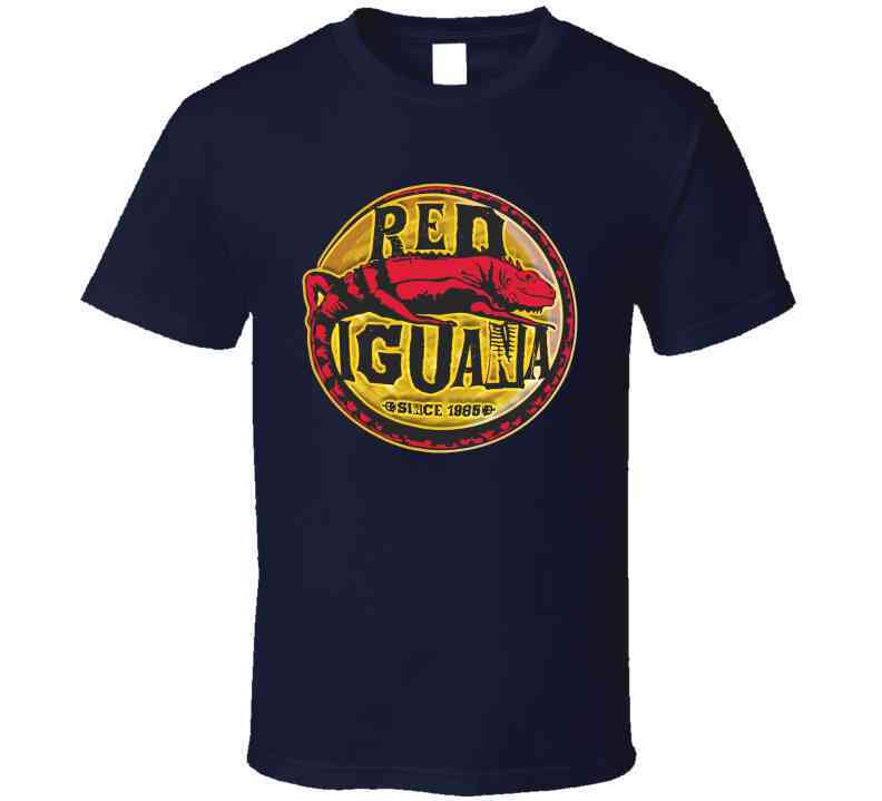 Red Iguana Salt Lake City Utah Restaurant Logo Cool Foodie T Shirt