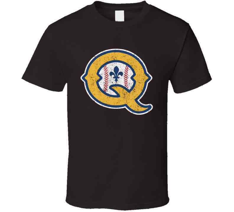 Quebec Capitales Q Canadian American Retro Pro Baseball Cool T Shirt