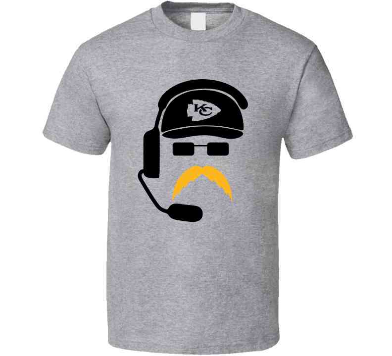 Andy Reid Kansas City Moustache Fan Cool T Shirt