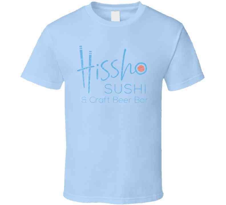 Hissho Sushi Craft Beer Bar Worn Look Cool T Shirt