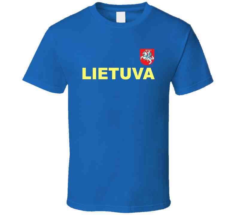 Lithuania Basketball Team Lietuva Crest Basketball Fan Cool T Shirt