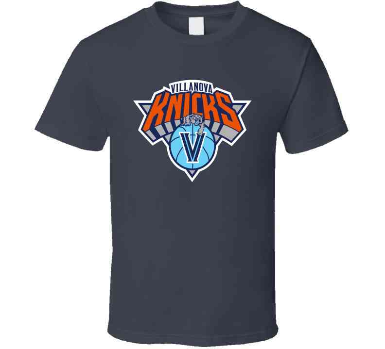 Villanova Knicks New York Mashup Parody Cool T Shirt