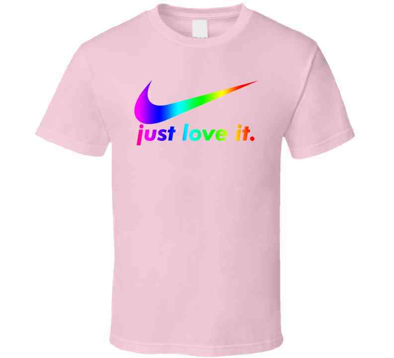 Nike Just Love It Parody Lgbtq Pride Cool T Shirt